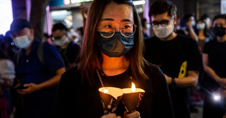 Hong Kong vigil organiser downsizes amid ‘dire’ political climate