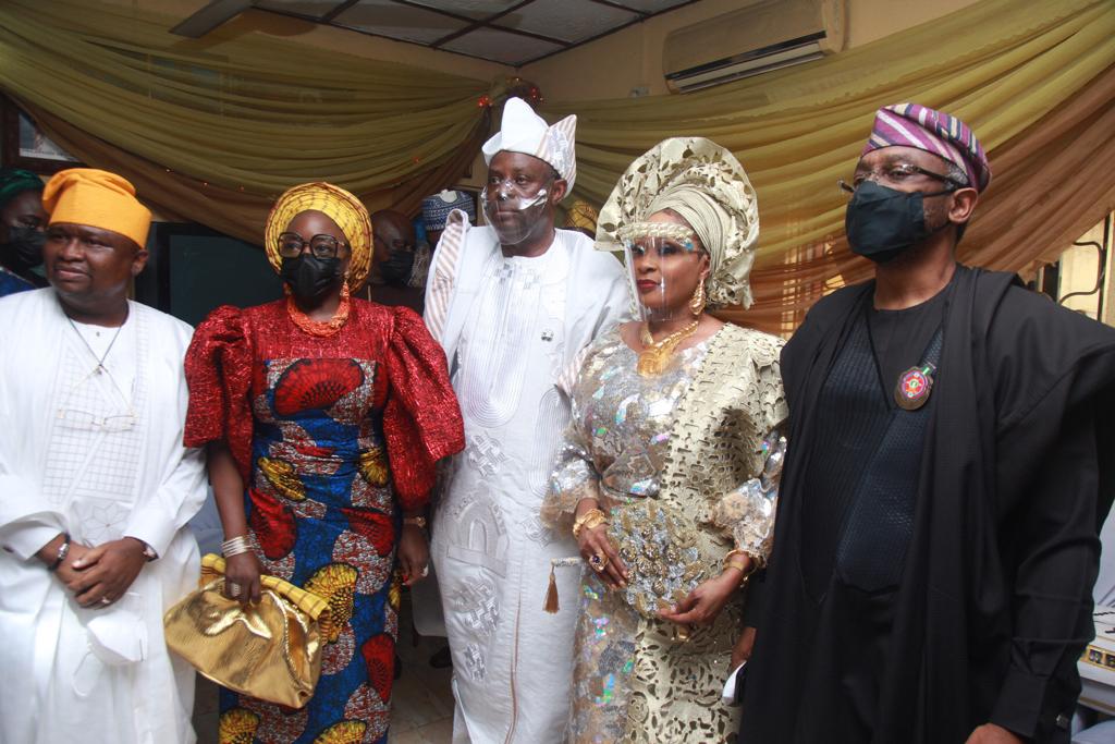 James Faleke and wife bestowed with the chieftaincy title in Ikeja, Lagos