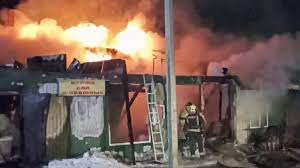 At least 22 killed in fire at Russian home for elderly