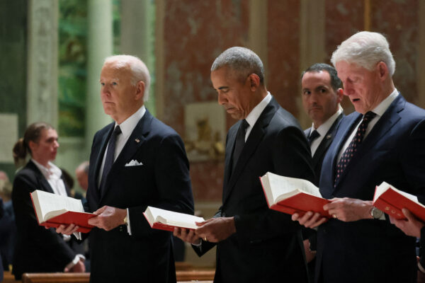 BREAKING: Biden, Obama, Clinton Pay Respects at Funeral for Ethel Kennedy, 96