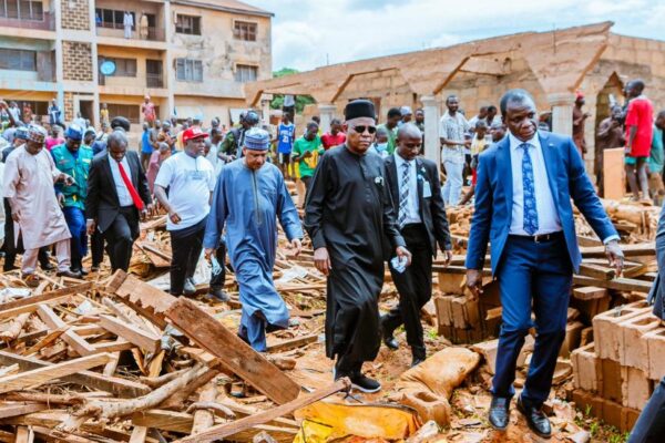 Shettima Visits Mokwa Flood Scene, Over 200 Dead